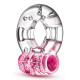 Заказать Розовое эрекционное виброкольцо Arouser Vibrating C-Ring