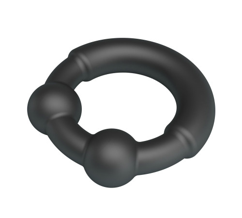 Черное эрекционное кольцо Meco