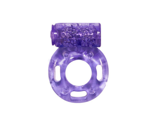 Заказать Фиолетовое эрекционное кольцо с вибрацией Rings Axle-pin