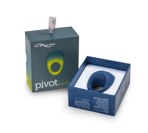 Синее эрекционное виброкольцо We-vibe Pivot