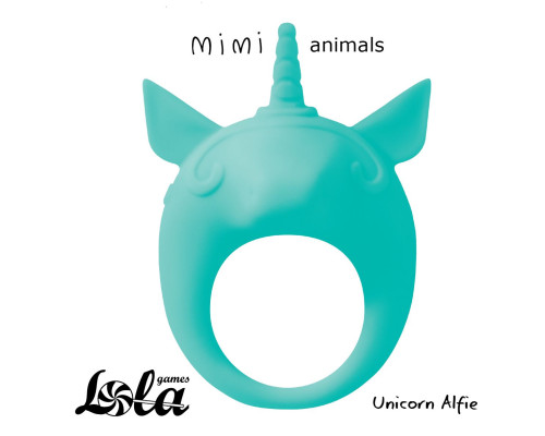 Заказать Зеленое эрекционное кольцо Unicorn Alfie