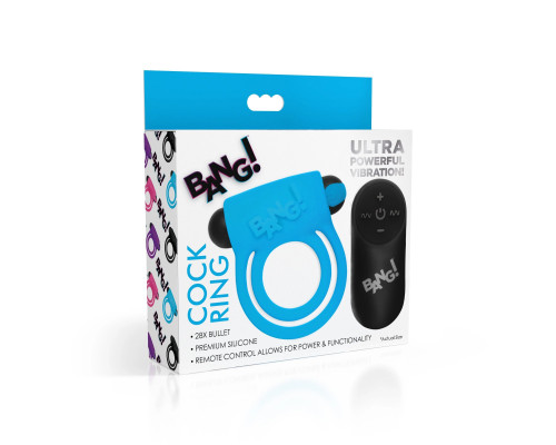 Заказать Голубое эрекционное виброкольцо 28X Remote Control Vibrating Cock Ring Bullet Заказать Голубое эрекционное виброкольцо 28X Remote Control Vibrating Cock Ring Bullet
