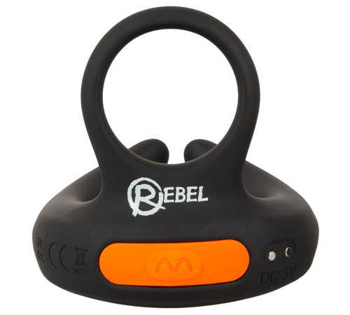 Черный вибростимулятор мошонки RC Scrotum Stimulator with Vibration