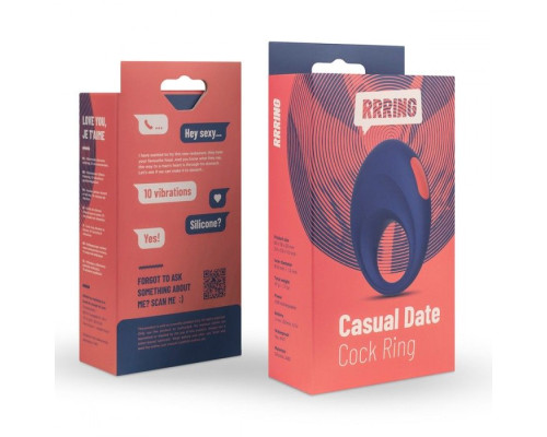Заказать Синее эрекционное кольцо RRRING Casual Date Cock Ring Заказать Синее эрекционное кольцо RRRING Casual Date Cock Ring