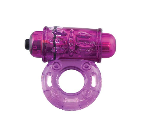 Фиолетовое эрекционное виброкольцо OWOW PURPLE Фиолетовое эрекционное виброкольцо OWOW PURPLE
