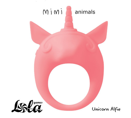 Оранжевое эрекционное кольцо Unicorn Alfie