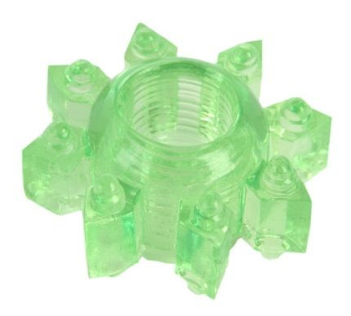 Зеленое эрекционное кольцо-звезда