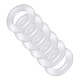 Заказать Комплект из 6 прозрачных эрекционных колец Ring Master Custom Ball Stretcher Kit