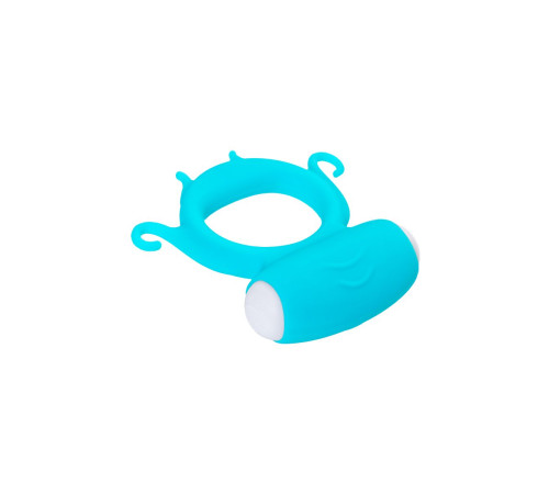 Голубое виброкольцо на пенис Sair