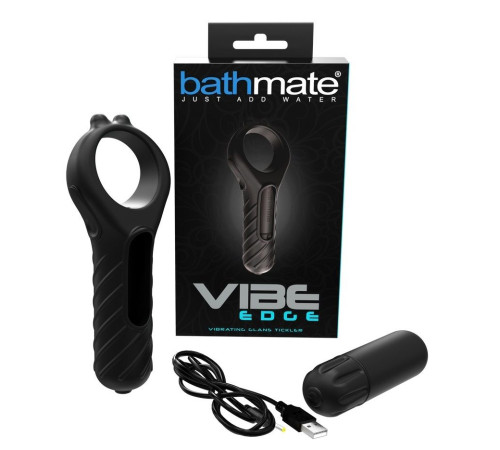 Черный вибростимулятор Edge Vibe