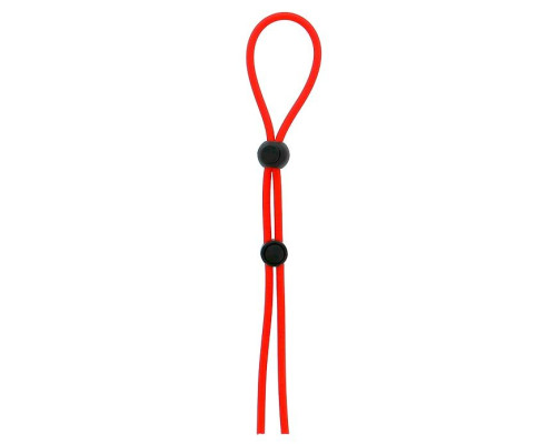 Заказать Красное лассо на пенис с двумя бусинами STRETCHY LASSO CAGE Заказать Красное лассо на пенис с двумя бусинами STRETCHY LASSO CAGE