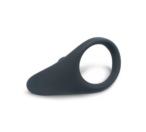 Чёрное эрекционное виброкольцо We-vibe Verge