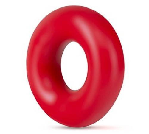 Набор из 2 красных эрекционных колец DONUT RINGS OVERSIZED