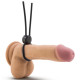 Заказать Черное силиконовое лассо на пенис SILICONE LOOP COCK RING