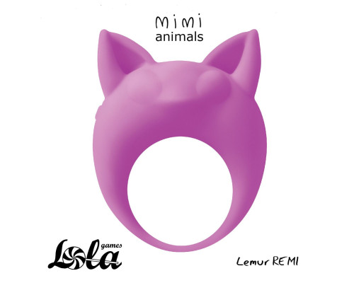 Заказать Фиолетовое эрекционное кольцо Lemur Remi