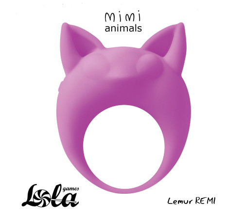 Фиолетовое эрекционное кольцо Lemur Remi