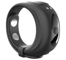 Черное эрекционное виброкольцо Fit Vibe Ring