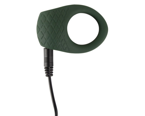Заказать Зеленое эрекционное виброкольцо Luxurious Vibro Cock Ring