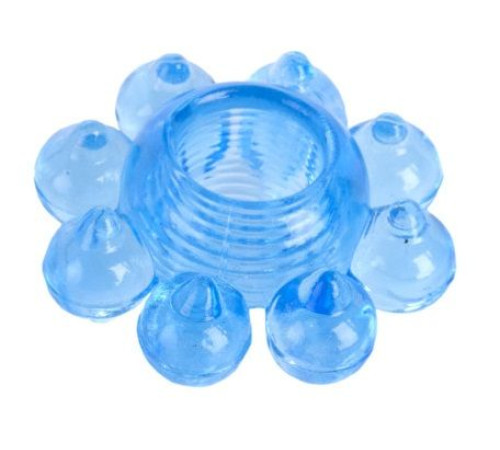 Голубая гелевая насадка-цветок