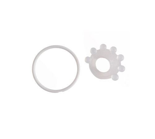 Эрекционное кольцо с мягкой стимулирующей насадкой