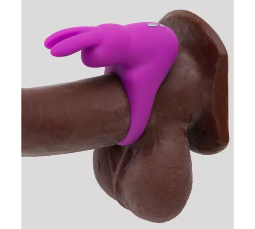Фиолетовое эрекционное виброкольцо Happy Rabbit Cock Ring Kit