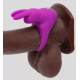 Заказать Фиолетовое эрекционное виброкольцо Happy Rabbit Cock Ring Kit