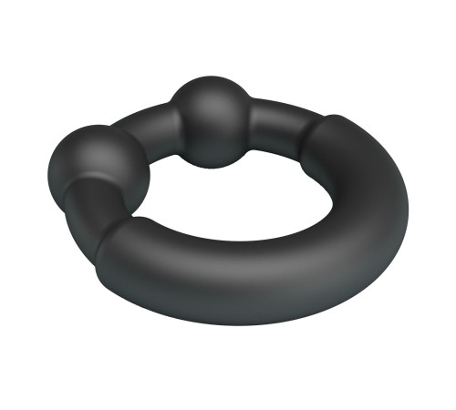 Черное эрекционное кольцо Meco