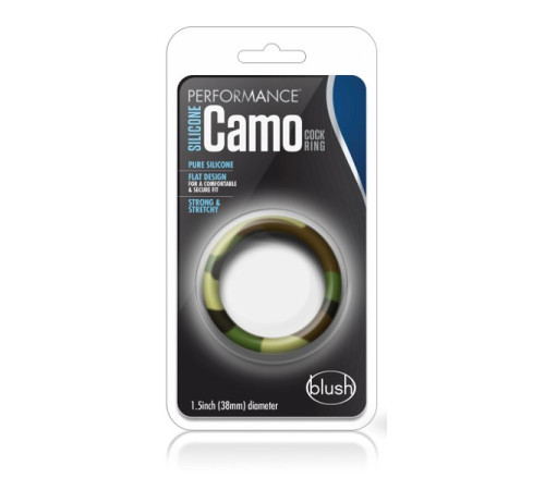 Эрекционное кольцо камуфляжной расцветки Silicone Camo Cock Ring