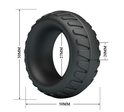 Черное эрекционное кольцо Dilson Черное эрекционное кольцо Dilson