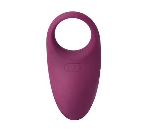 Фиолетовое эрекционное кольцо Winni с вибрацией и пультом ДУ