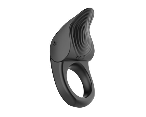 Заказать Черное эрекционное виброкольцо Vibro Lust Ring