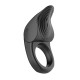 Заказать Черное эрекционное виброкольцо Vibro Lust Ring