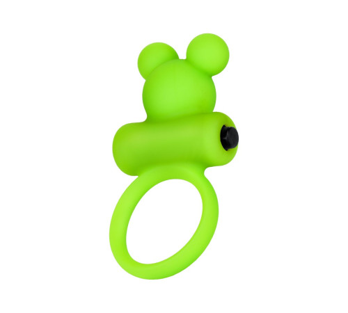 Зеленое виброкольцо на пенис A-Toys