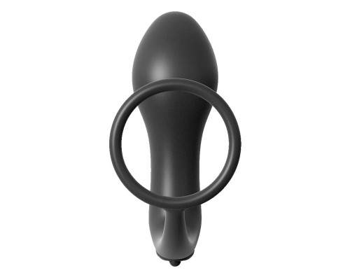 Заказать Анальная пробка с вибрацией с эрекционным кольцом Ass-Gasm Cockring Vibrating Plug