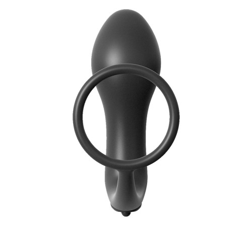 Анальная пробка с вибрацией с эрекционным кольцом Ass-Gasm Cockring Vibrating Plug Анальная пробка с вибрацией с эрекционным кольцом Ass-Gasm Cockring Vibrating Plug