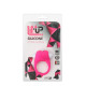 Заказать Розовое эрекционное кольцо с щеточкой LIT-UP SILICONE STIMU RING 5