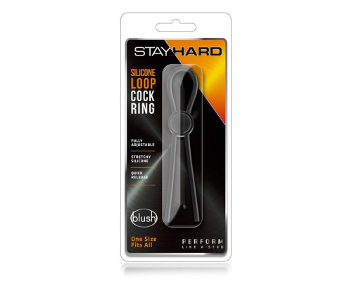 Заказать Черное силиконовое лассо на пенис SILICONE LOOP COCK RING Заказать Черное силиконовое лассо на пенис SILICONE LOOP COCK RING