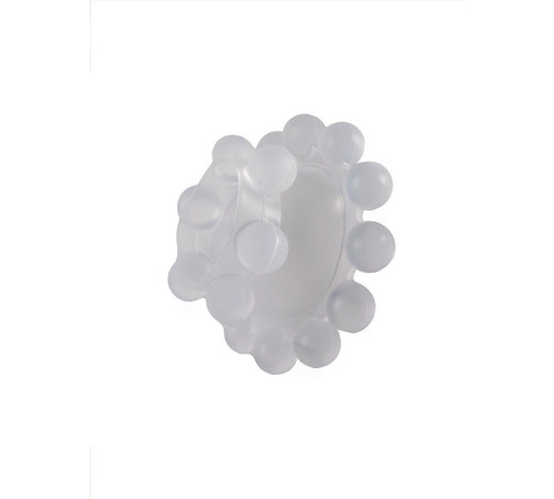 Эластичное эрекционное кольцо с двумя рядами шариков