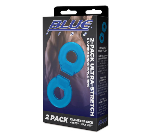 Комплект из двух колец для пениса 2-Pack Ultra-Stretch Stamina Endurance Ring