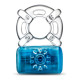 Заказать Синее эрекционное виброкольцо One Night Stand Vibrating C-Ring