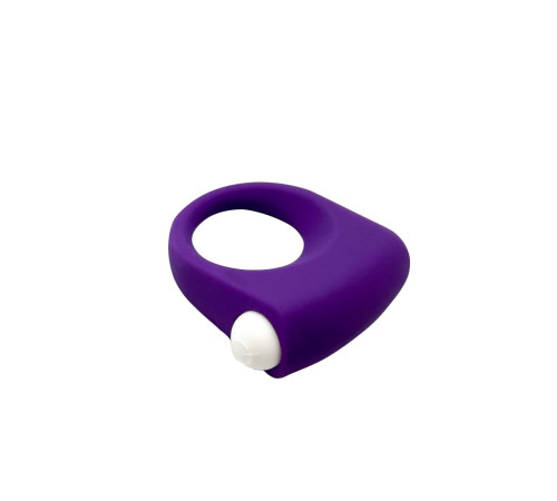 Фиолетовое эрекционное кольцо Puggle Vibrating Ring with Bullet