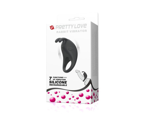 Заказать Чёрное эрекционное кольцо с вибрацией Rabbit Vibrator Заказать Чёрное эрекционное кольцо с вибрацией Rabbit Vibrator