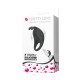 Заказать Чёрное эрекционное кольцо с вибрацией Rabbit Vibrator