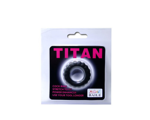 Заказать Эрекционное кольцо с крупными ребрышками Titan Заказать Эрекционное кольцо с крупными ребрышками Titan