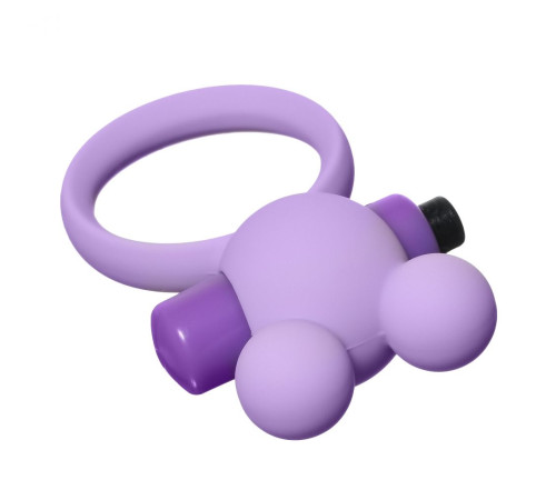 Сиреневое эрекционное виброколечко Emotions Minnie
