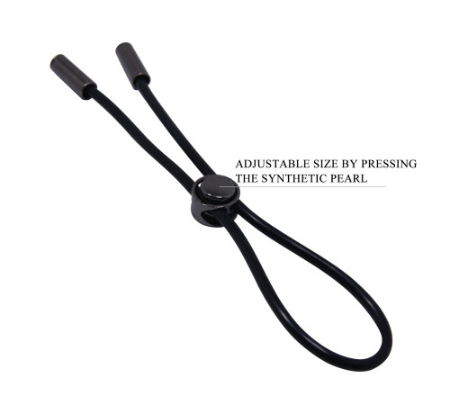 Черное эрекционное лассо