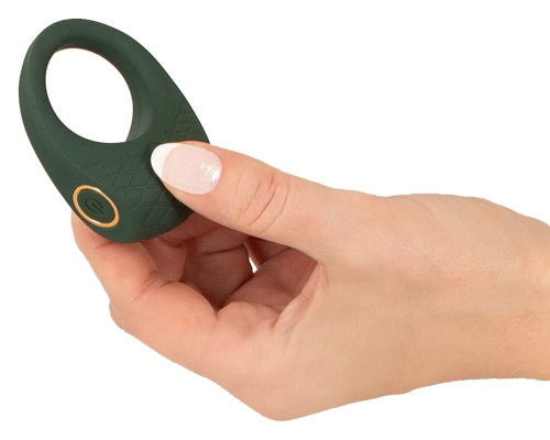 Заказать Зеленое эрекционное виброкольцо Luxurious Vibro Cock Ring