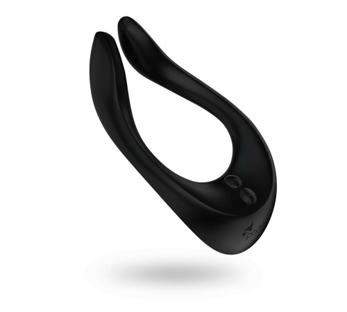 Чёрный многофункциональный стимулятор для пар Satisfyer Endless Joy Чёрный многофункциональный стимулятор для пар Satisfyer Endless Joy