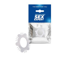 Эластичное эрекционное кольцо с шипиками и шариками