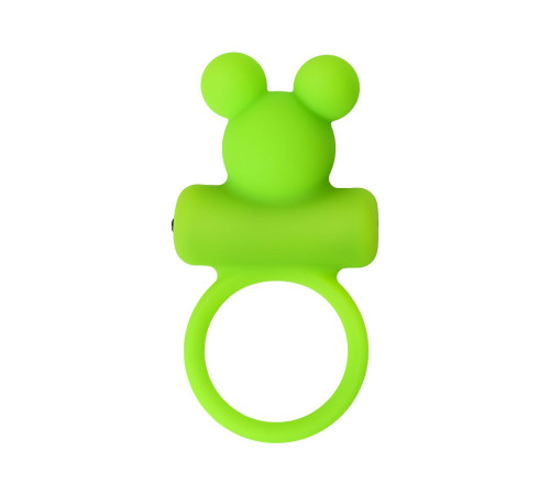 Зеленое виброкольцо на пенис A-Toys